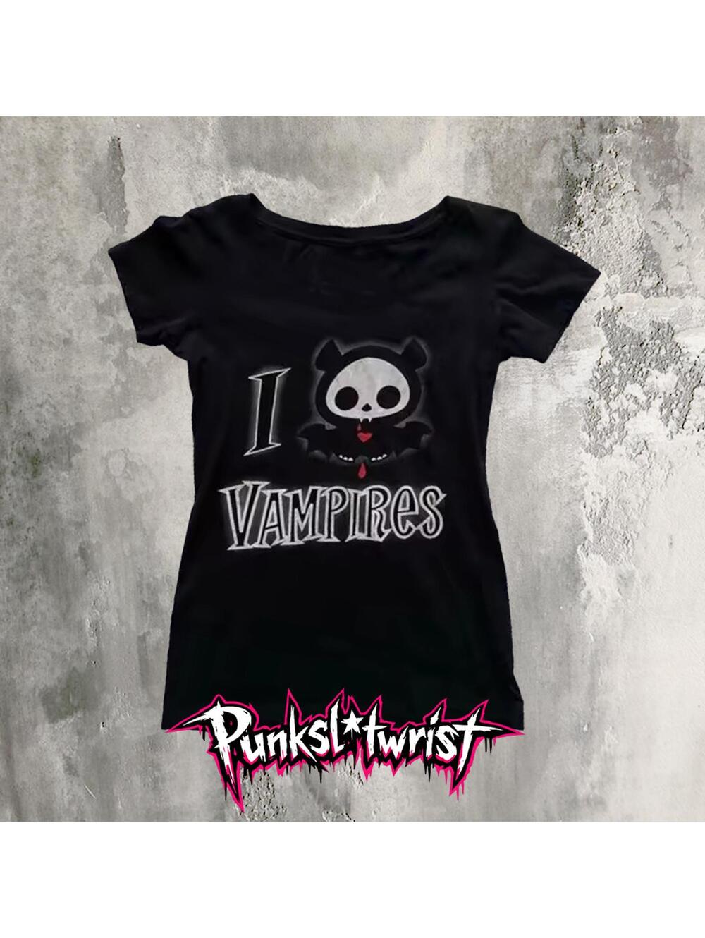 i love vampires baby tee